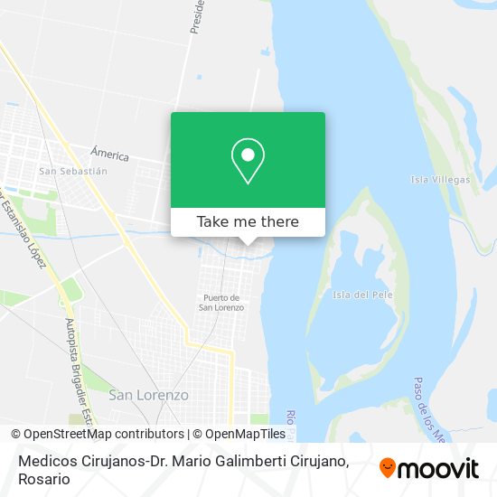 Mapa de Medicos Cirujanos-Dr. Mario Galimberti Cirujano