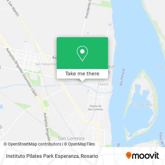 Mapa de Instituto Pilates Park Esperanza