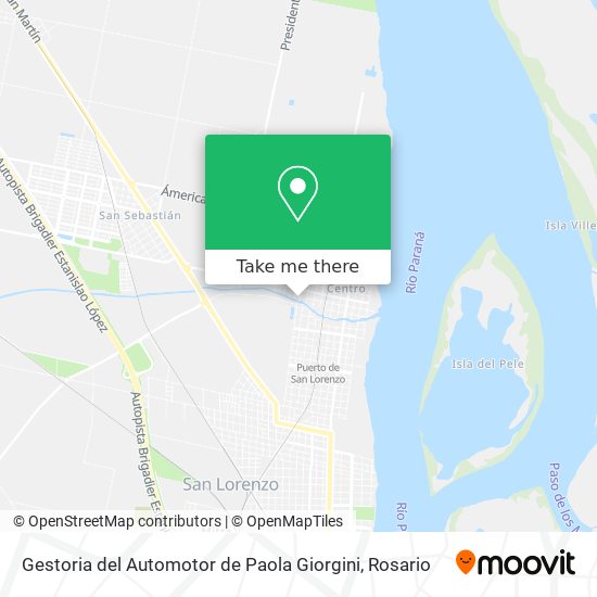 Gestoria del Automotor de Paola Giorgini map