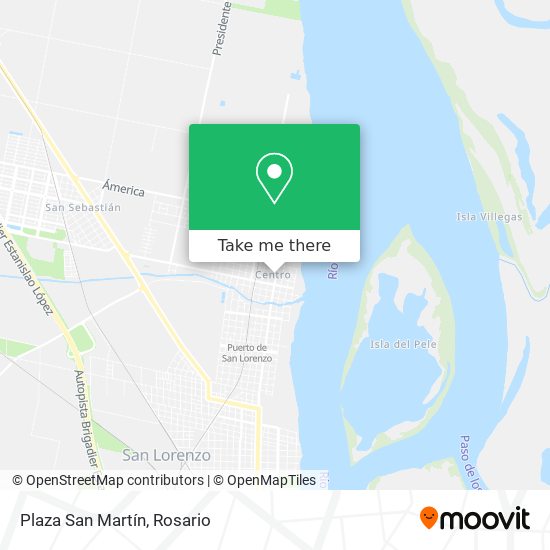 Mapa de Plaza San Martín
