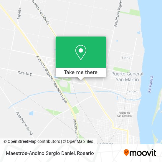Maestros-Andino Sergio Daniel map