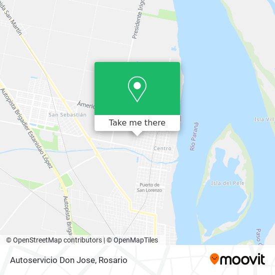 Mapa de Autoservicio Don Jose