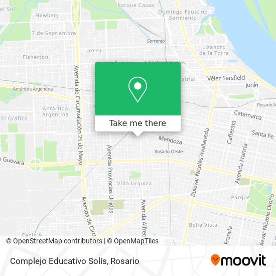 Mapa de Complejo Educativo Solís