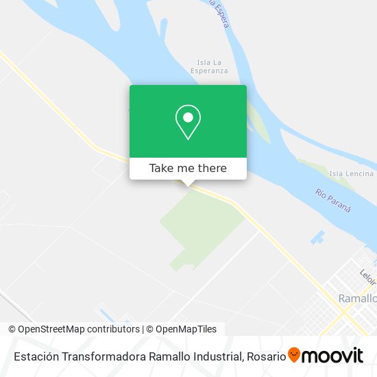 Estación Transformadora Ramallo Industrial map