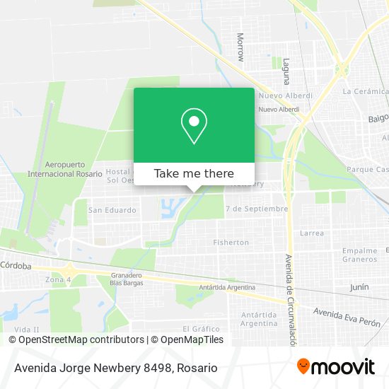 Avenida Jorge Newbery 8498 map