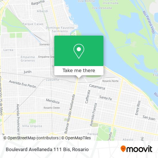 Boulevard Avellaneda 111 Bis map