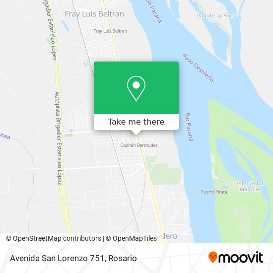 Avenida San Lorenzo 751 map