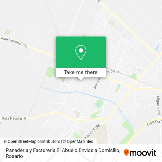 Mapa de Panaderia y Factureria El Abuelo Envios a Domicilio