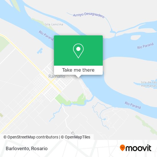 Mapa de Barlovento