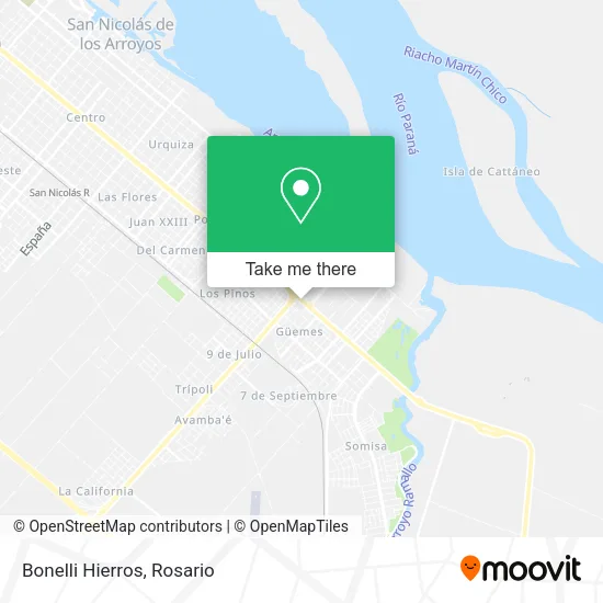 Bonelli Hierros map
