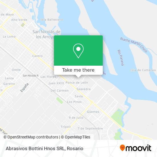 Abrasivos Bottini Hnos SRL map