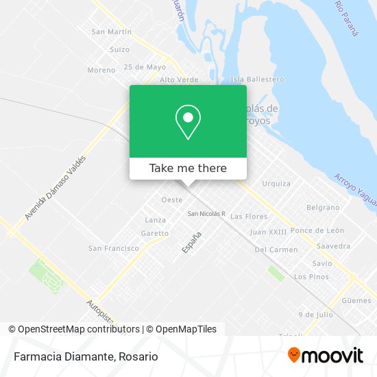 Farmacia Diamante map