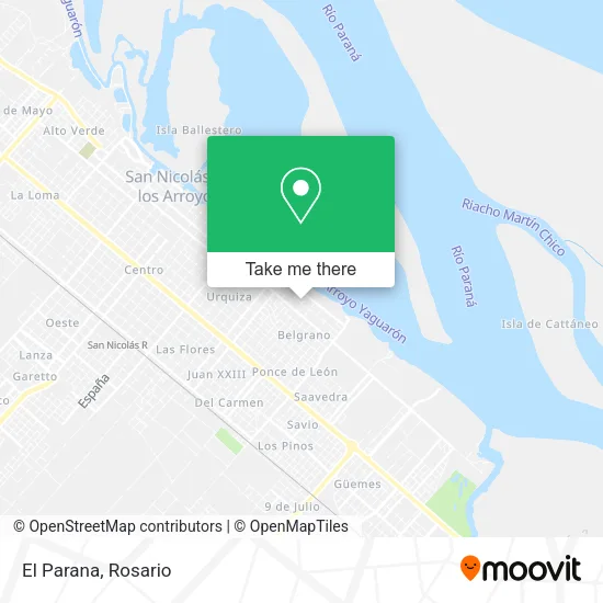 El Parana map