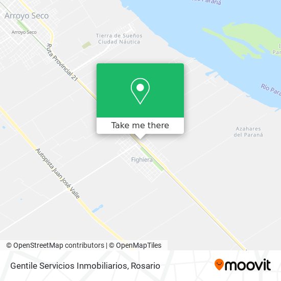 Gentile Servicios Inmobiliarios map