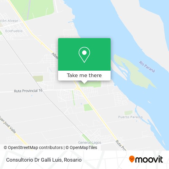 Consultorio Dr Galli Luis map