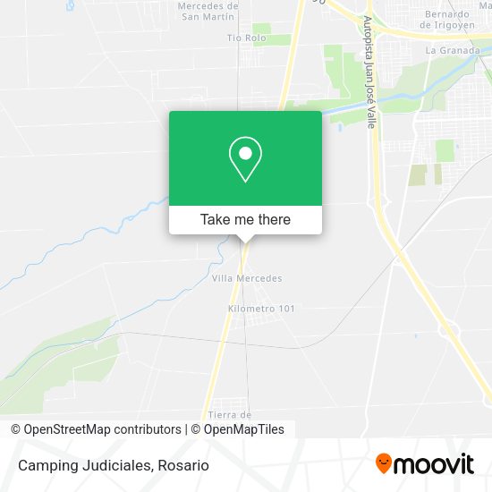 Mapa de Camping Judiciales