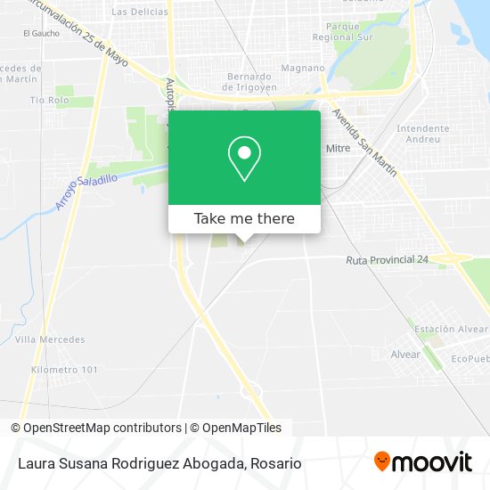 Laura Susana Rodriguez Abogada map