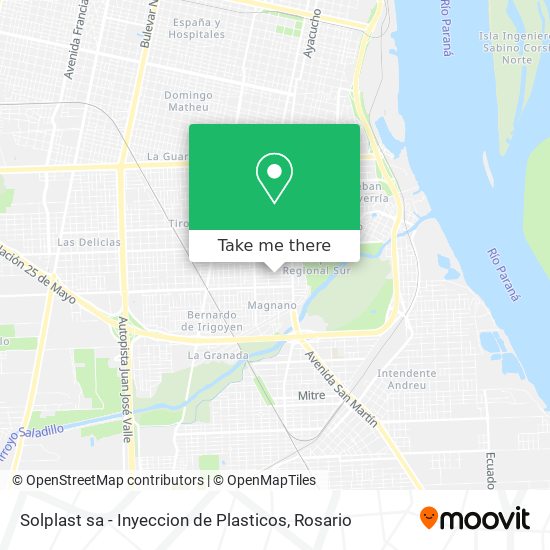 Mapa de Solplast sa - Inyeccion de Plasticos