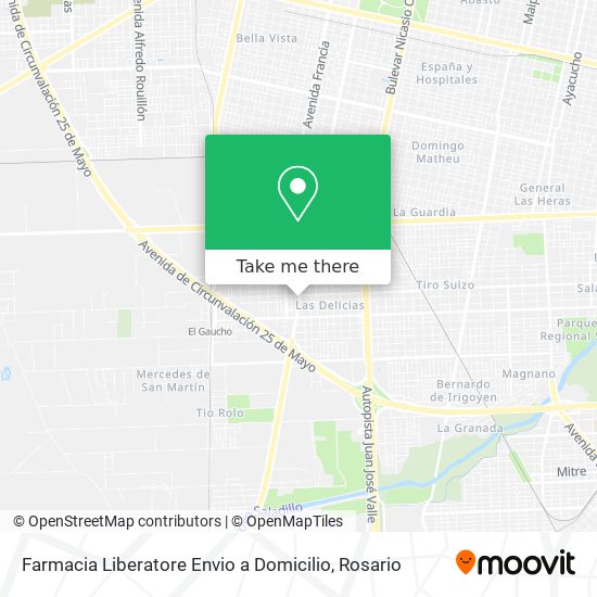 Farmacia Liberatore Envio a Domicilio map