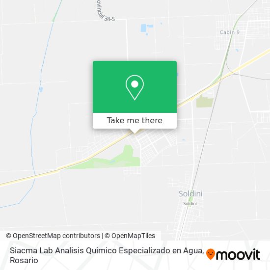 Siacma Lab Analisis Quimico Especializado en Agua map
