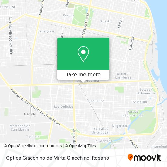 Mapa de Optica Giacchino de Mirta Giacchino