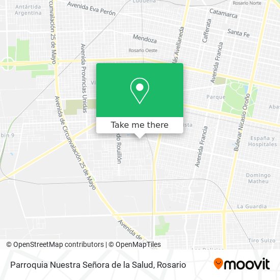 Parroquia Nuestra Señora de la Salud map