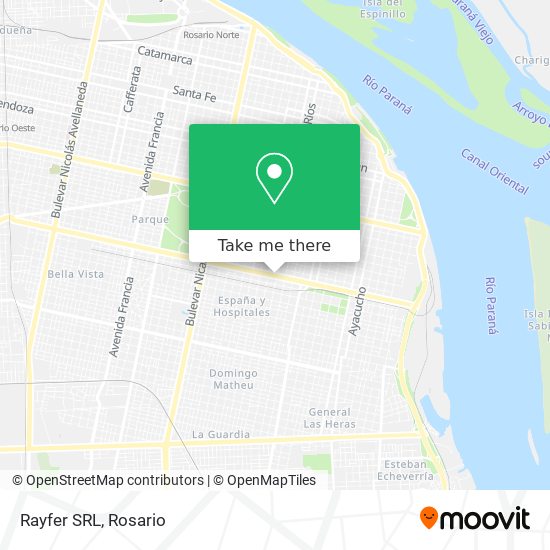 Rayfer SRL map