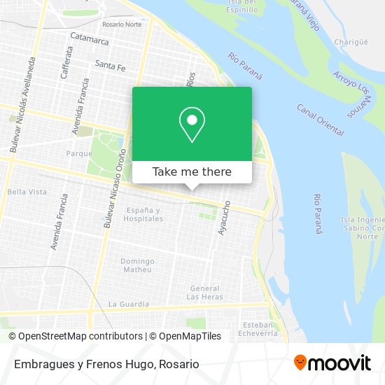 Embragues y Frenos Hugo map