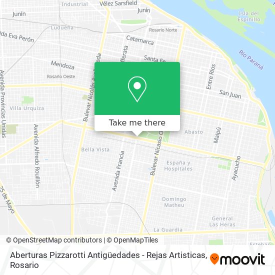 Aberturas Pizzarotti Antigüedades - Rejas Artisticas map