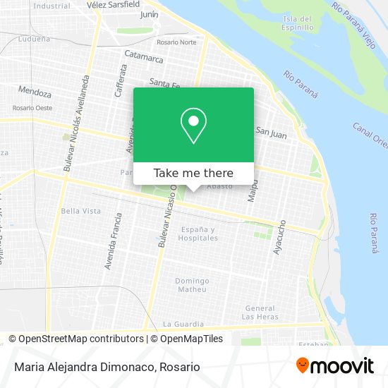 Maria Alejandra Dimonaco map