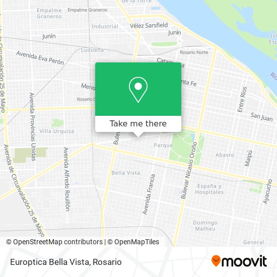 Europtica Bella Vista map