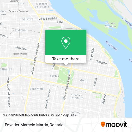 Foyatier Marcelo Martin map