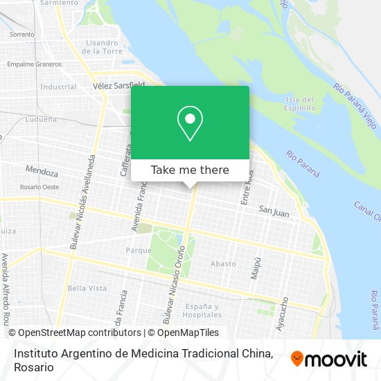 Instituto Argentino de Medicina Tradicional China map