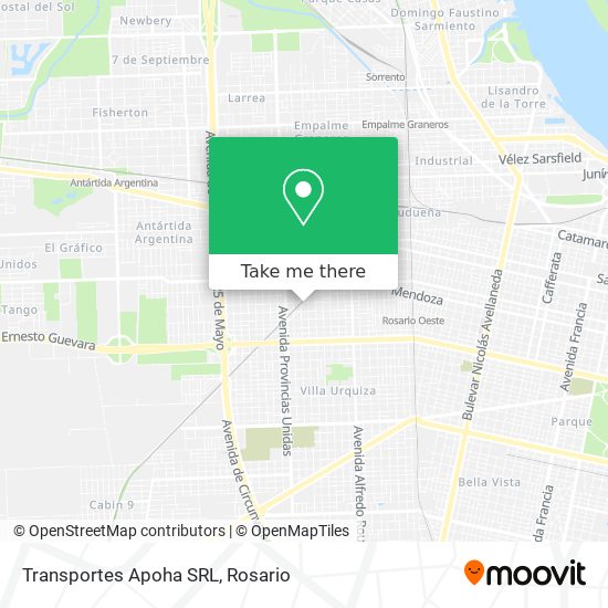 Mapa de Transportes Apoha SRL