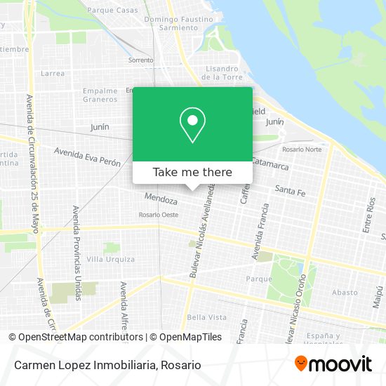 Mapa de Carmen Lopez Inmobiliaria