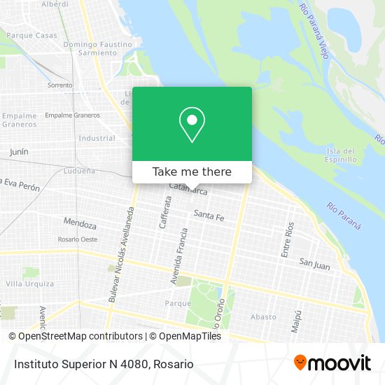 Instituto Superior N 4080 map