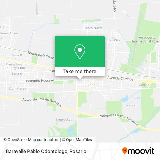 Baravalle Pablo Odontologo map