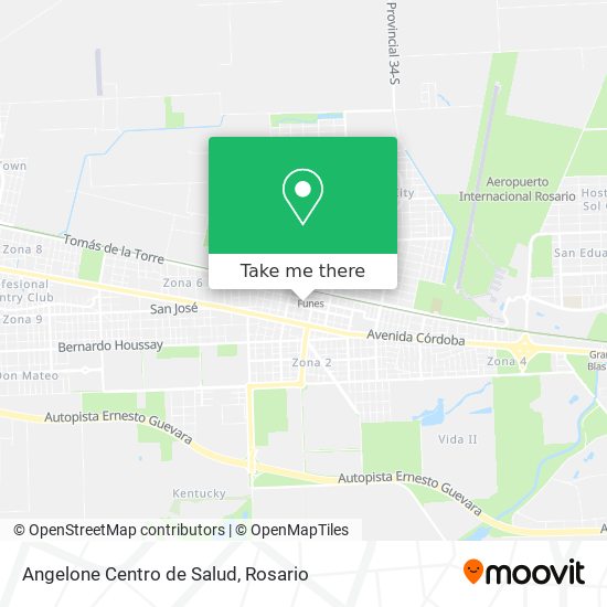 Angelone Centro de Salud map