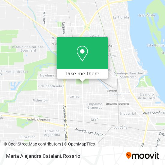 Maria Alejandra Catalani map