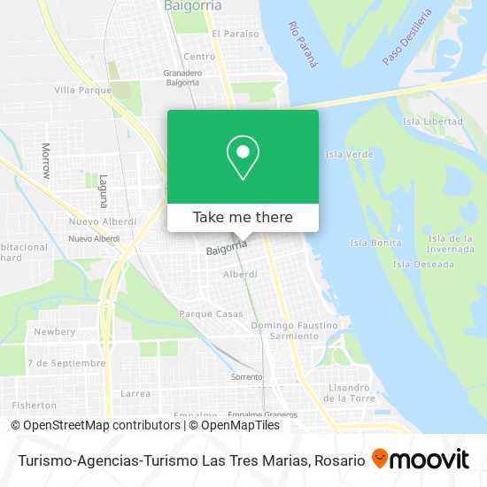 Turismo-Agencias-Turismo Las Tres Marias map