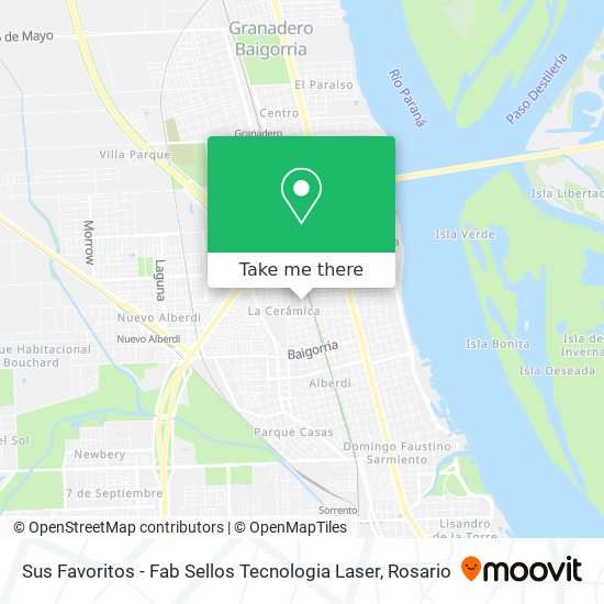 Mapa de Sus Favoritos - Fab Sellos Tecnologia Laser