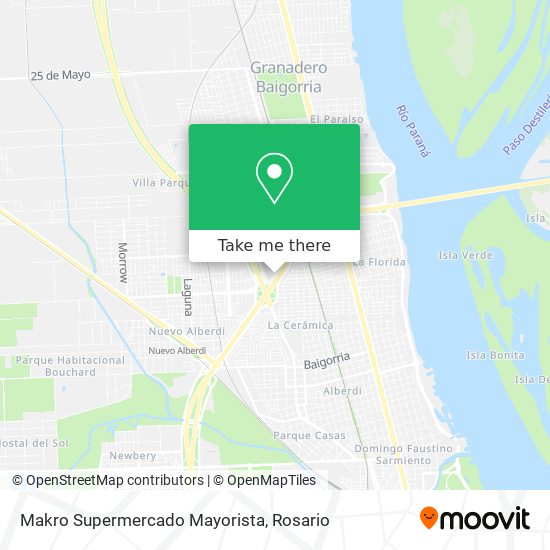Makro Supermercado Mayorista map