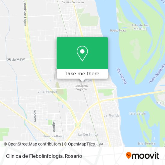 Clinica de Flebolinfologia map