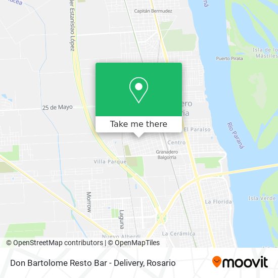 Mapa de Don Bartolome Resto Bar - Delivery
