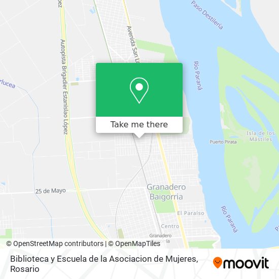 Biblioteca y Escuela de la Asociacion de Mujeres map