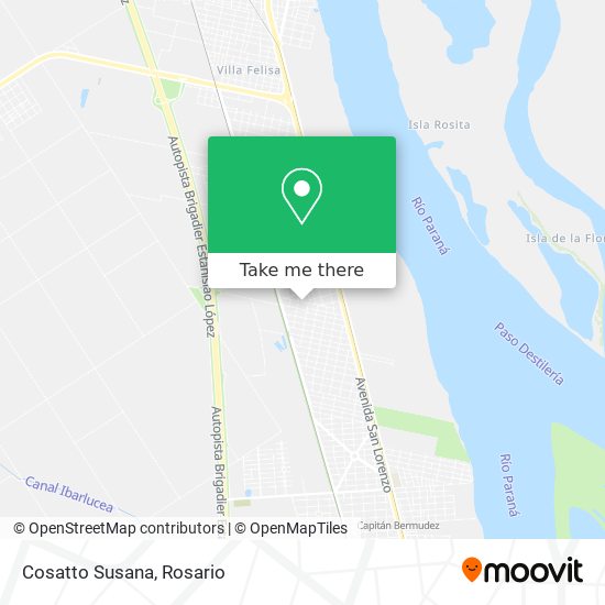 Mapa de Cosatto Susana