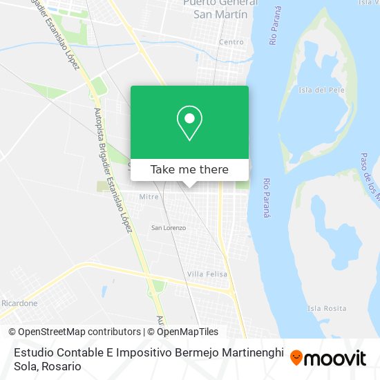 Estudio Contable E Impositivo Bermejo Martinenghi Sola map