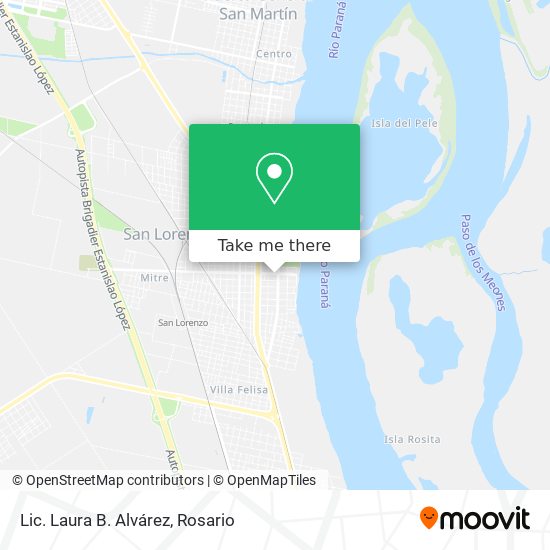 Mapa de Lic. Laura B. Alvárez