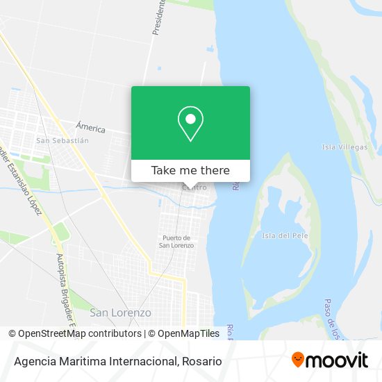 Agencia Maritima Internacional map