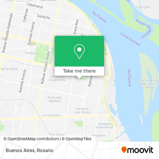 Buenos Aires map